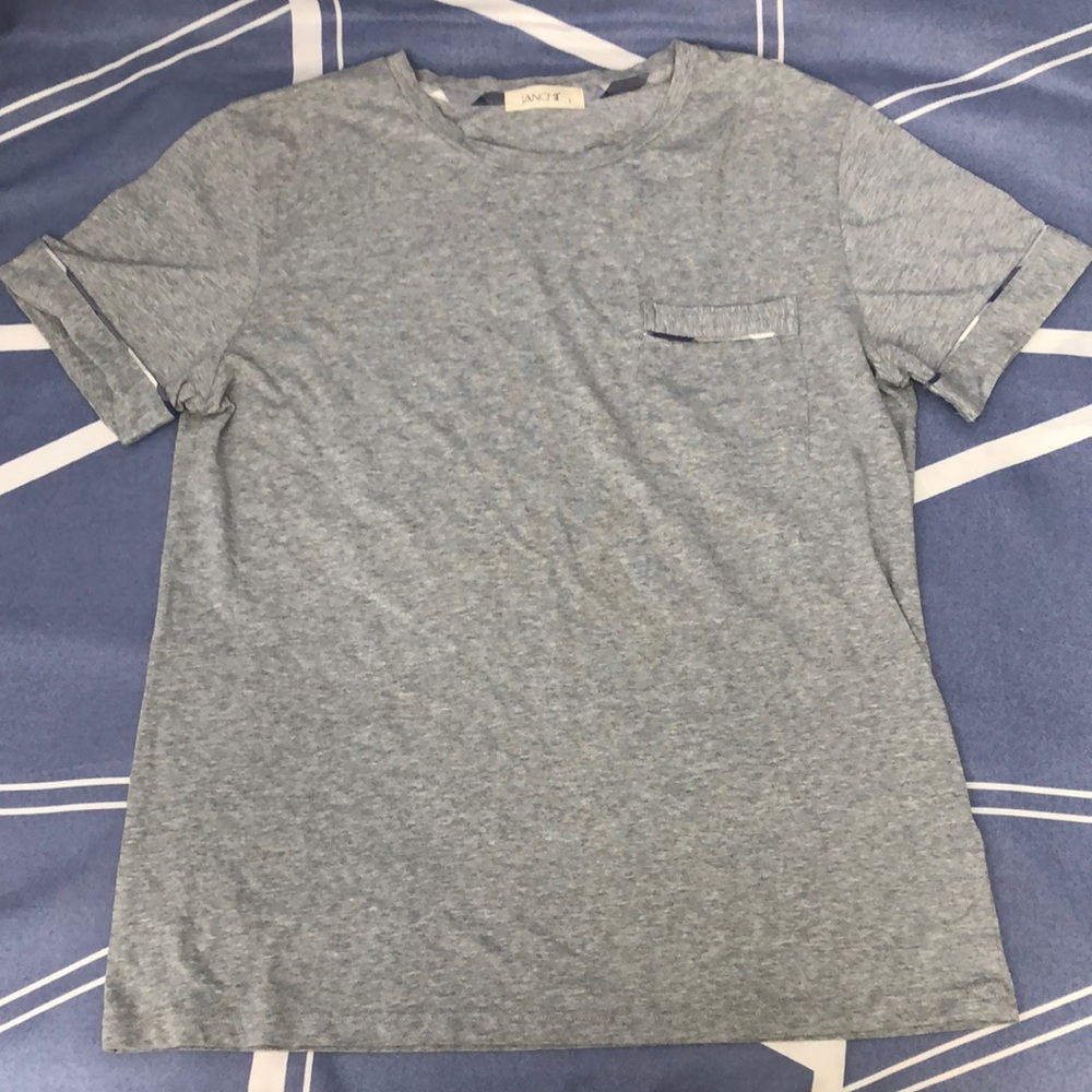 Heather Gray Short Sleeve Tee with Relaxed Fit
